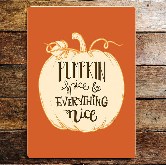 Witches Autumn Halloween pumkin Art | Metal Sign Plaque