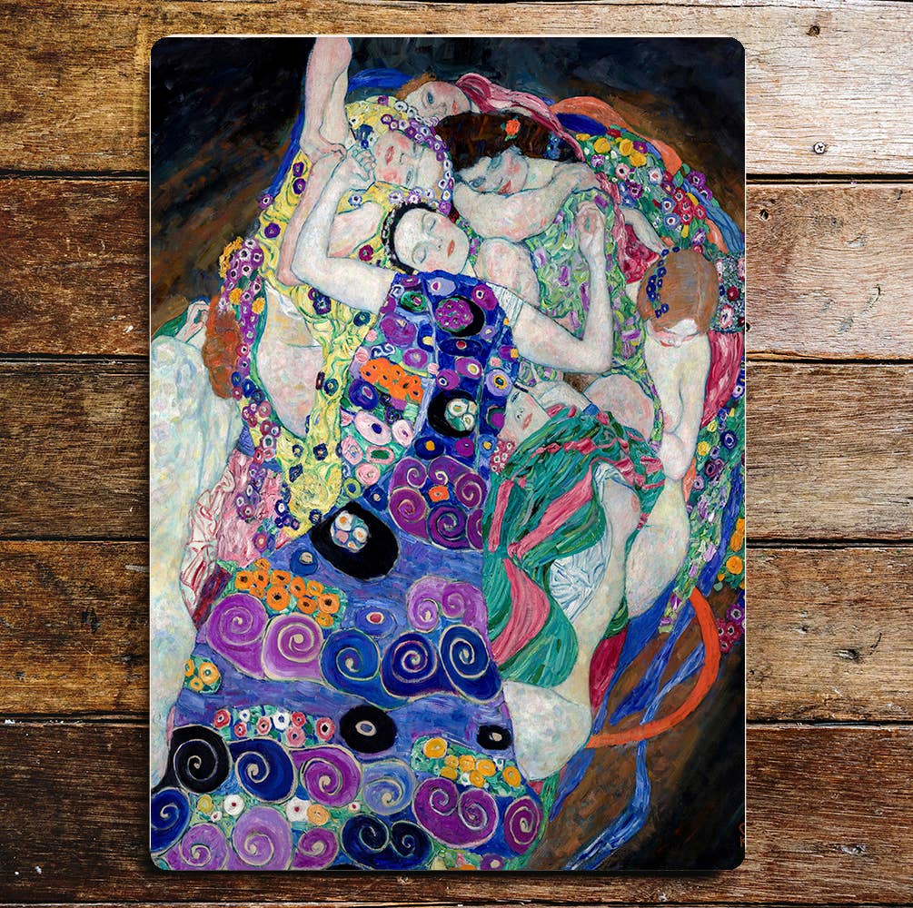 Ladies Laying Together Abstract Covers | Metal Sign Plaque