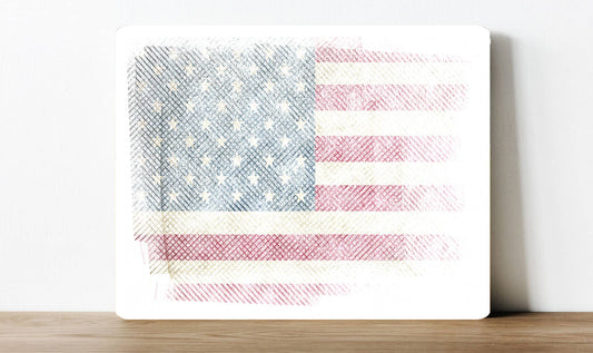 Bespoke USA flag | Metal Sign Plaque