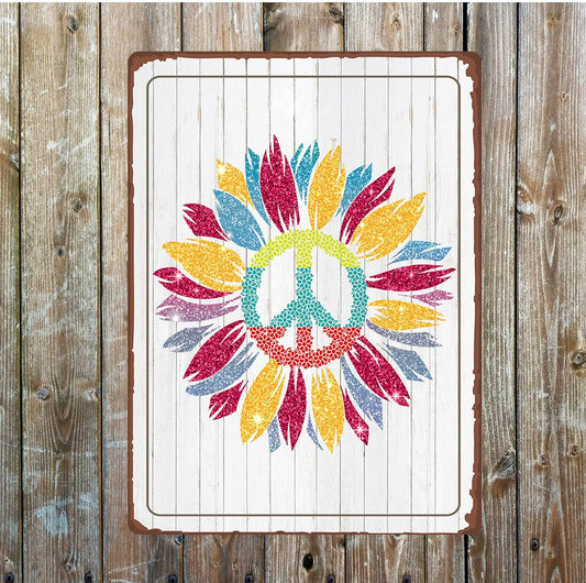 Colourful Feather Dream Catcher | Metal Sign Plaque