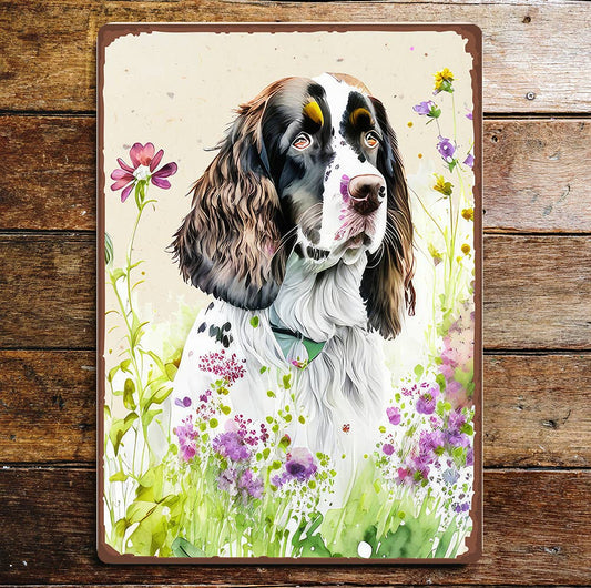 English Springer Spaniel Gun Dog | Metal Sign Plaque
