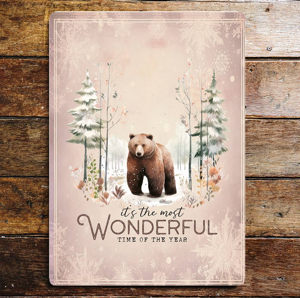 It's the most wonderful time of the year | Metal Sign Plaque
