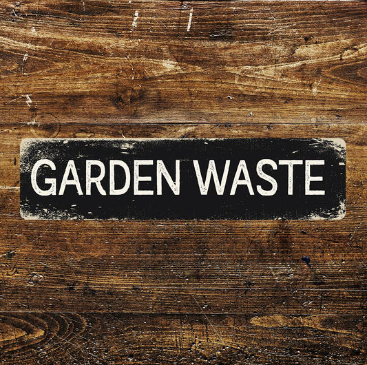 Garden Watse Metal Long Sign Plaque