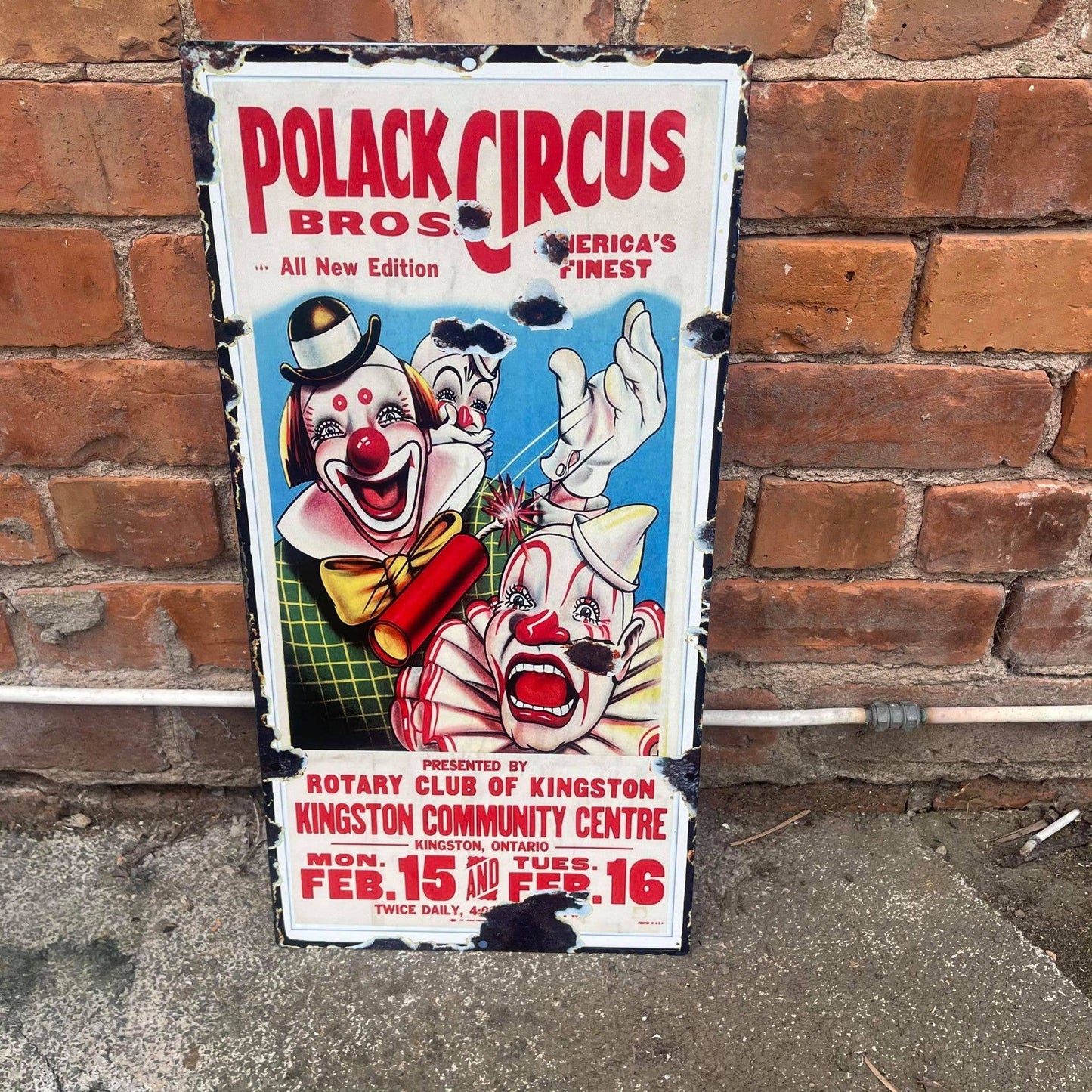 Circus Clowns Poster | Metal Sign