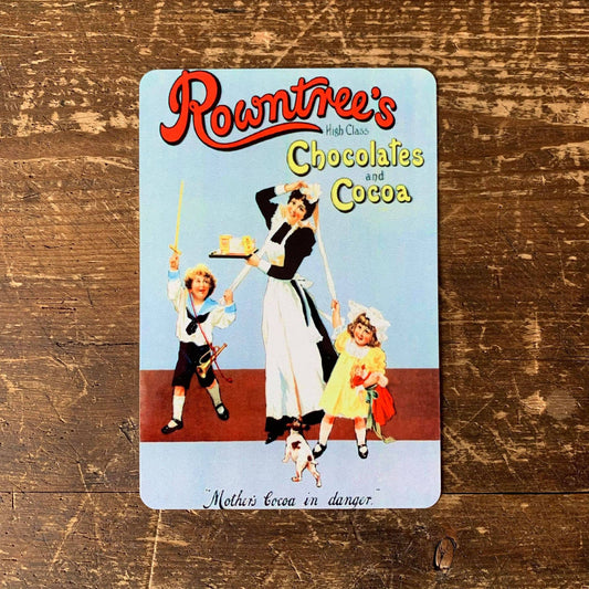 Rowntrees High Class Chocolates Metal Sign