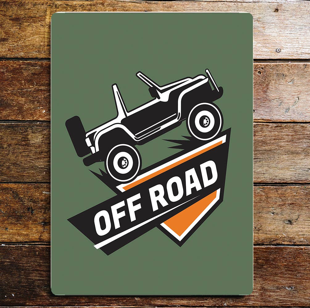 Off Road Jeep Soft Top | Metal Sign plaque