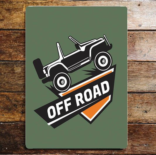 Off Road Jeep Soft Top | Metal Sign plaque