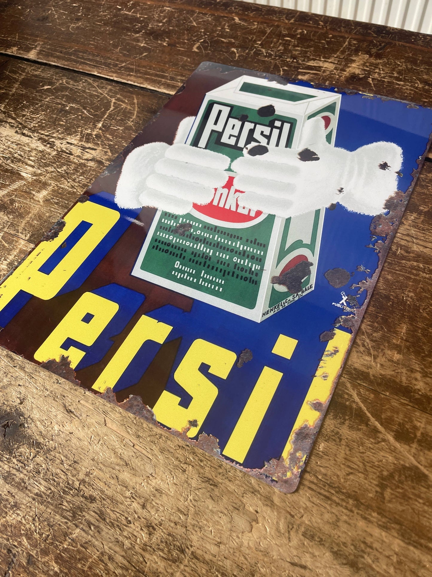 Persil Metal Advertising Wall Sign