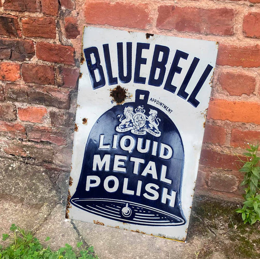 Bluebell Liquid | Metal Polish | Metal Sign Plaque