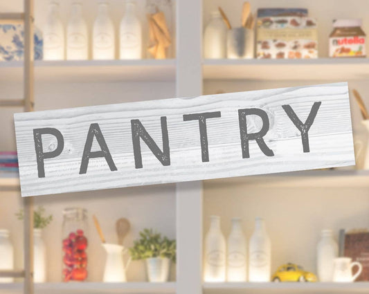 Pantry Farmhouse Kitchen Door Metal Sign Plaque