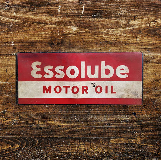 Vintage Look Garage Motor Oil Notice | Metal Sign