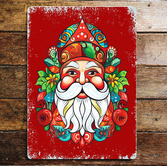 Christmas decoration Santa Fun Culture | Metal Sign Plaque