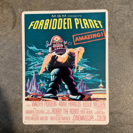Forbidden Planet | Metal Movie Wall Sign