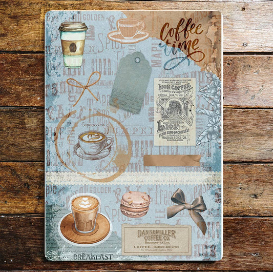 Coffee Time art | Metal Sign Plaque