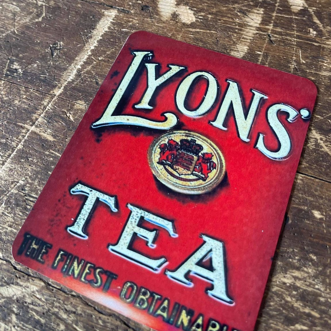 Lyons Tea The Finest Obtainable | Metal Sign