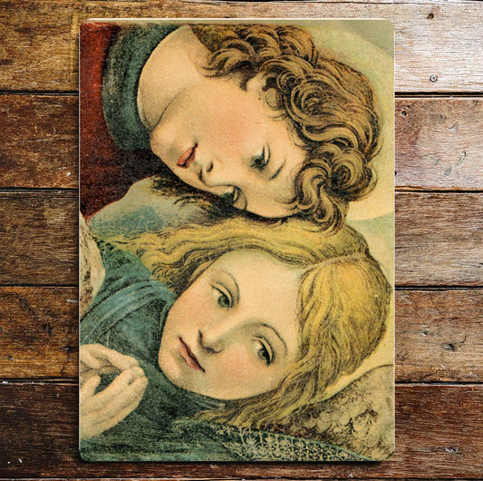 Angels Children Girls Cherubs | Metal Wall Sign