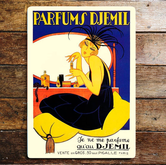 French Perfume pafumes | Metal Advertising Wall Sign
