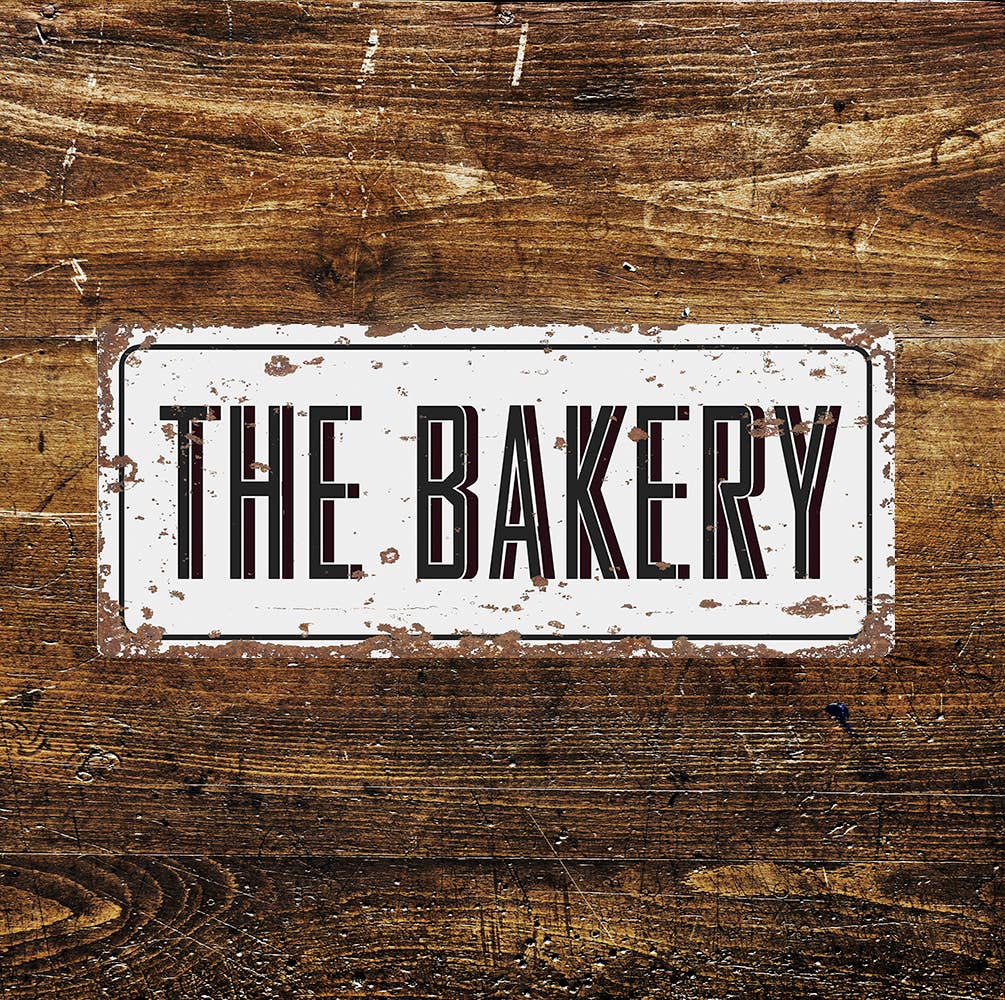THE BAKERY Kitchen Art | Metal Sign