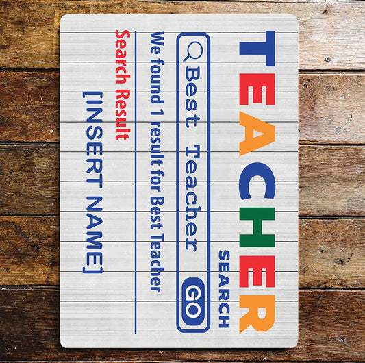 Best Teacher | Metal Wall Sign