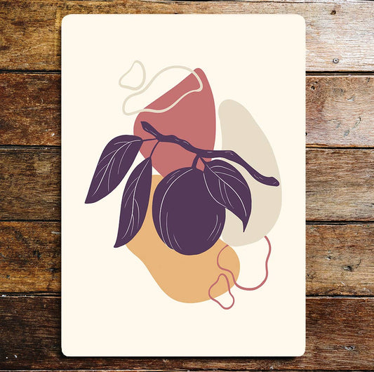 Peach Fruit Kitchen Metal Wall Sign (Copy) (Copy)