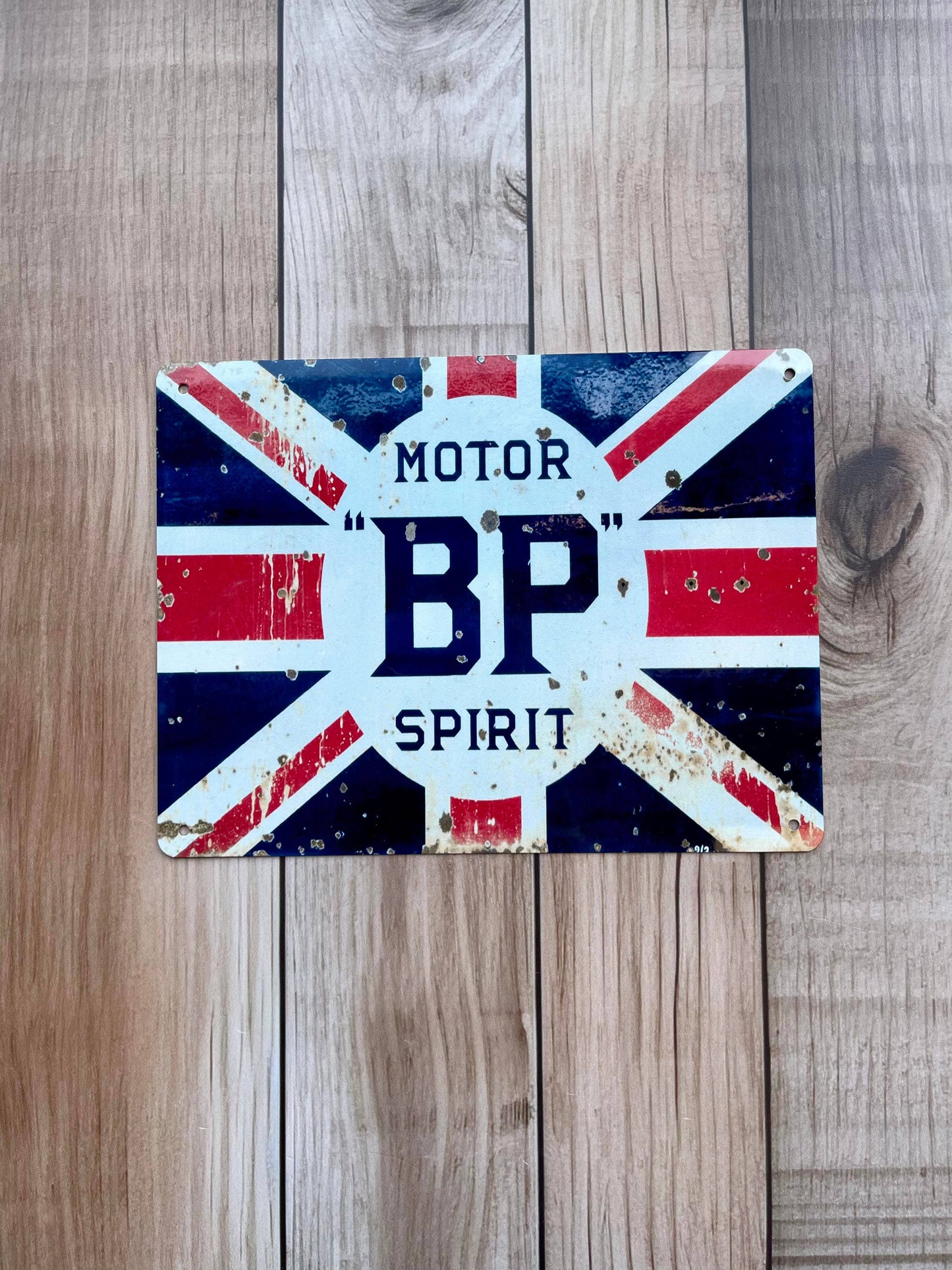 Motor BP Spirit | Metal Advertising Wall Sign