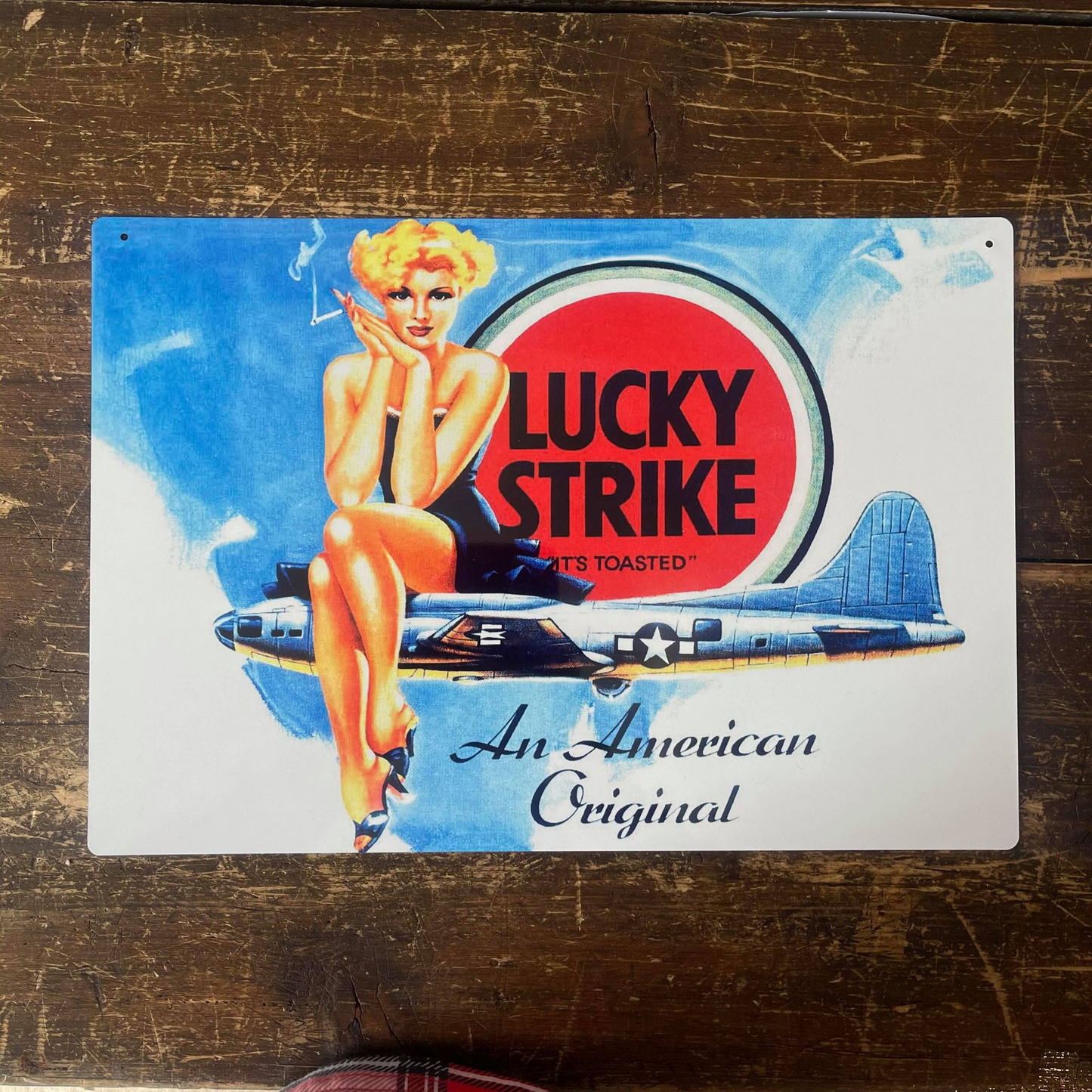 Lucky Strike American | Metal Wall Sign