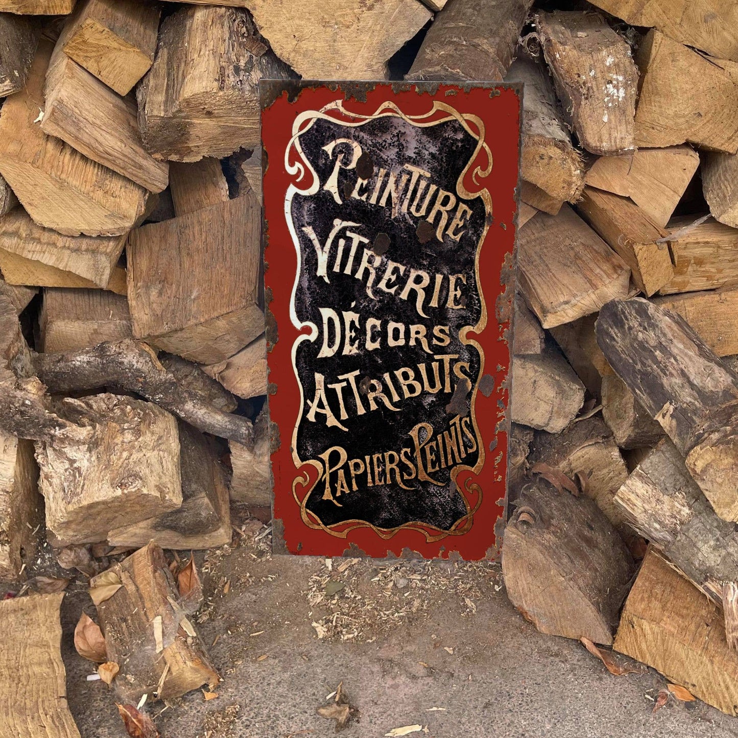 Peinture decors - | Metal Wall Sign