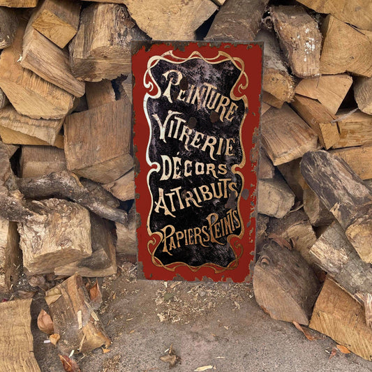 Peinture decors - | Metal Wall Sign