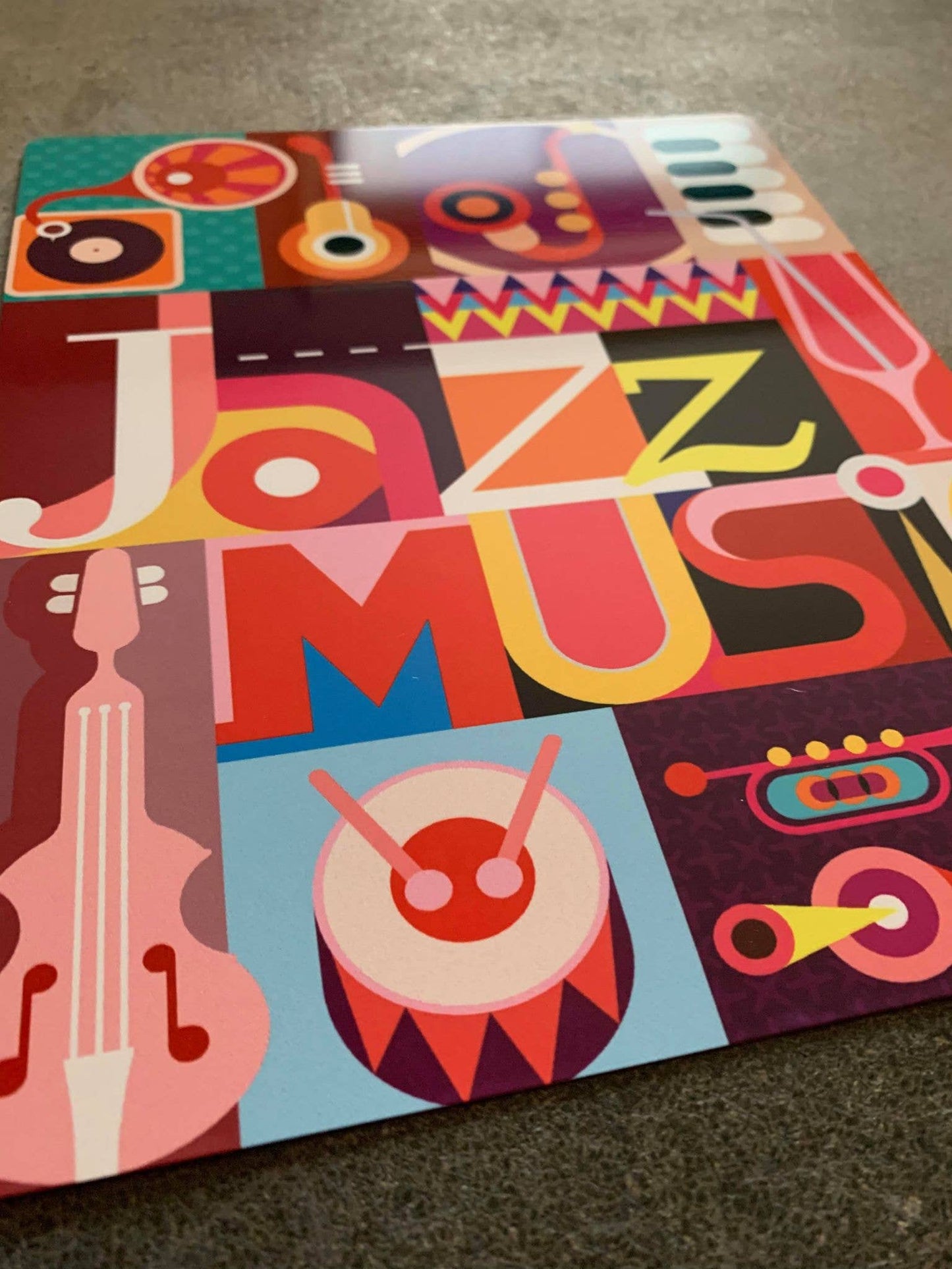 Jazz Music | Metal Travel Wall Sign