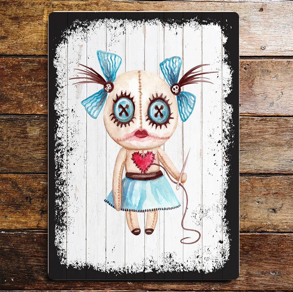 Voodoo Doll | Metal Sign Plaque