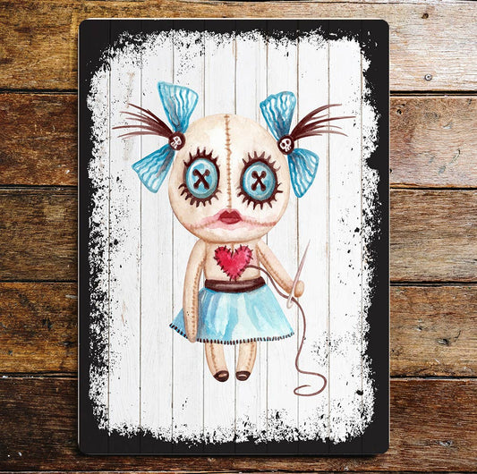 Voodoo Doll | Metal Sign Plaque