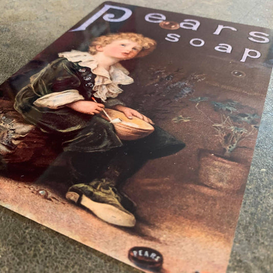 Pears Soap Bubbles Metal Advertising Wall Sign