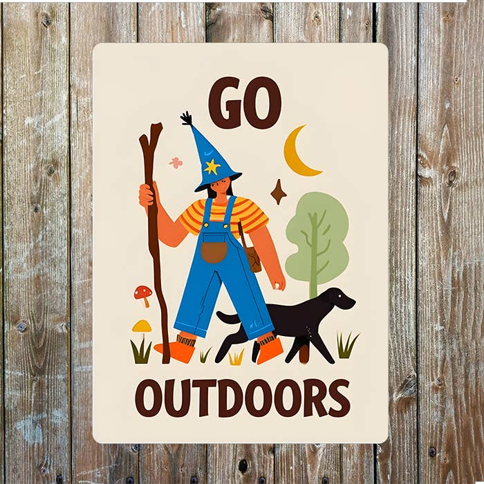 Go Outdoors | Metal Sign Plaque