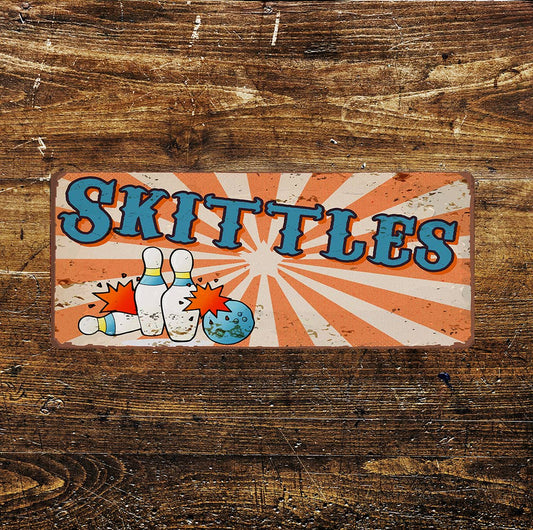 SKITTLES Notice Game's Room art | Metal Sign