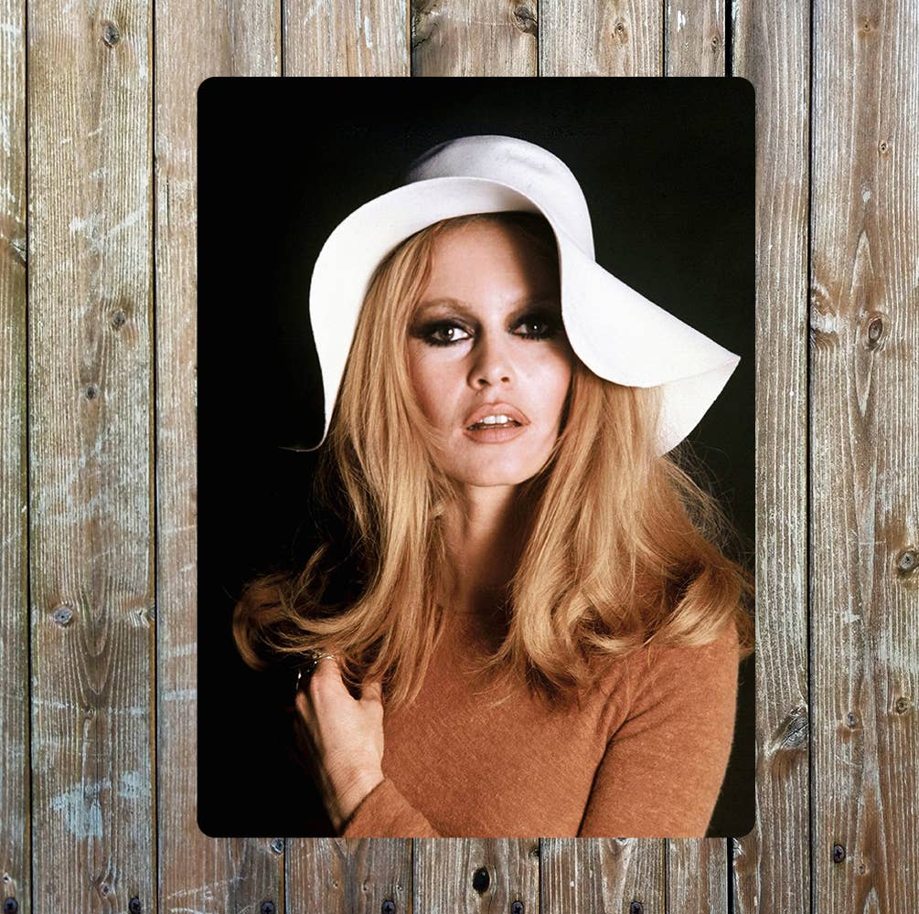 Brigitte Bardot | Metal Wall Sign