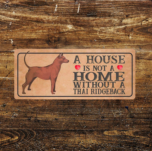 Thai ridgeback Dog | Metal Sign Plaque
