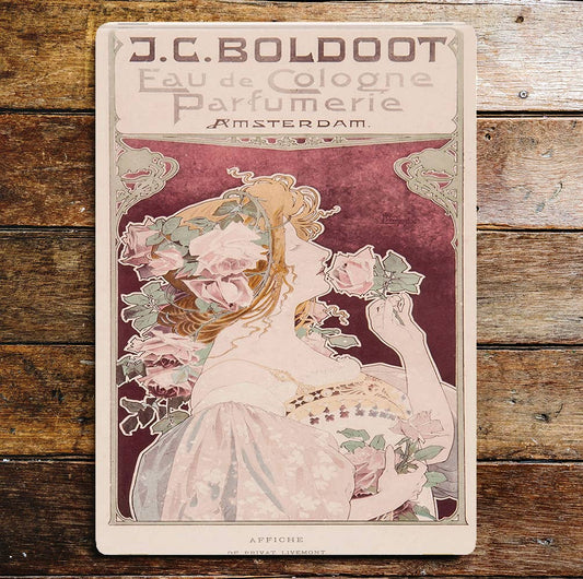 J C Boldoot Cologne Parfumerie Vintage | Metal Sign Plaque