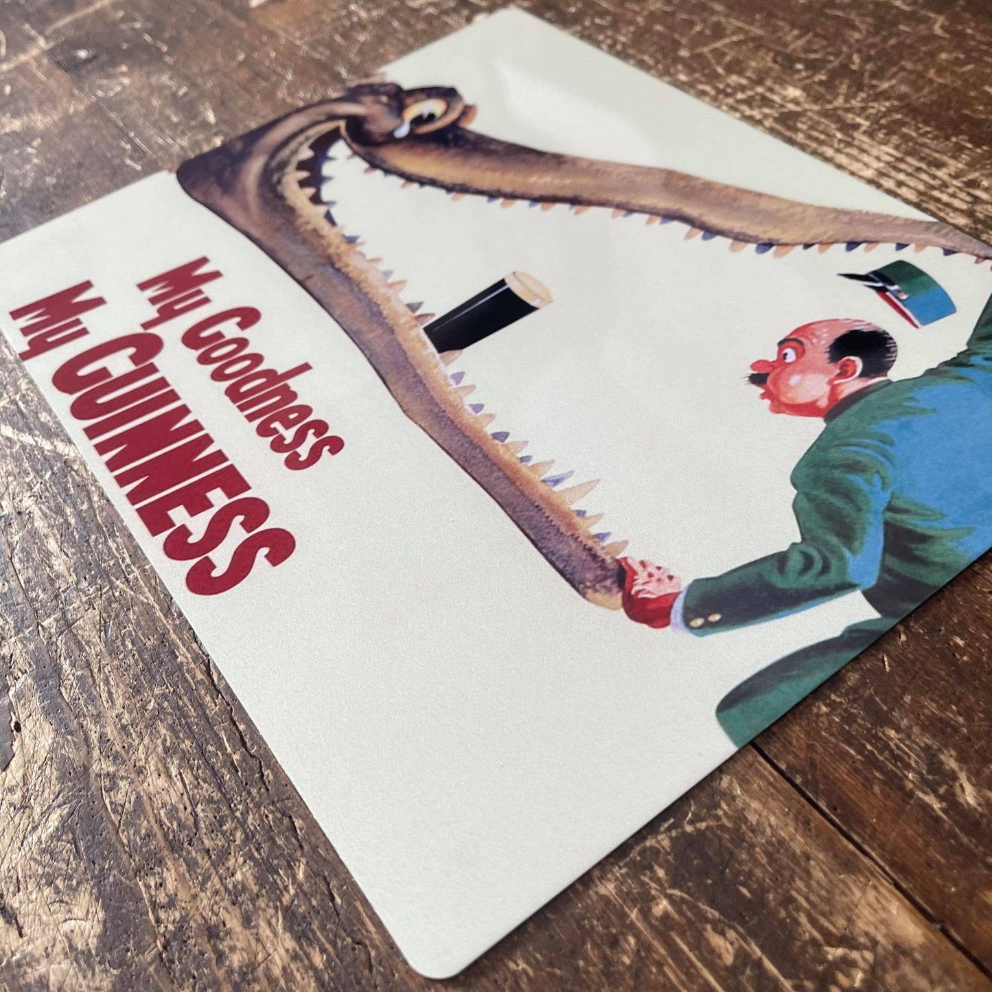 My Goodness My Guinness Alligator | Metal Sign