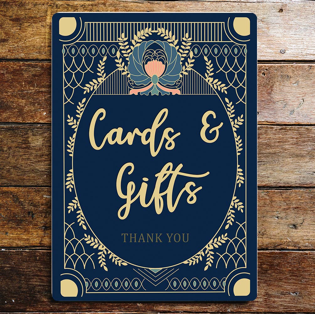 Wedding cards & Gifts  | Metal Wall Sign Plaque