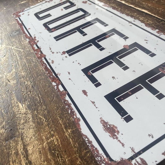 Coffee | Metal Vintage Sign Kitchen