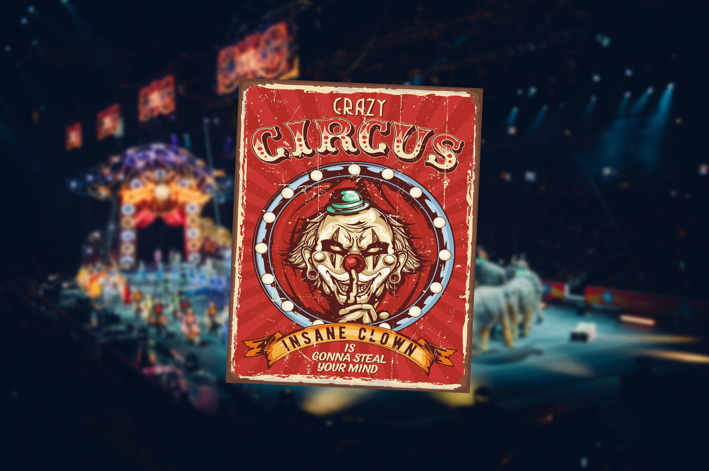 Crazy Circus | Metal Sign Plaque