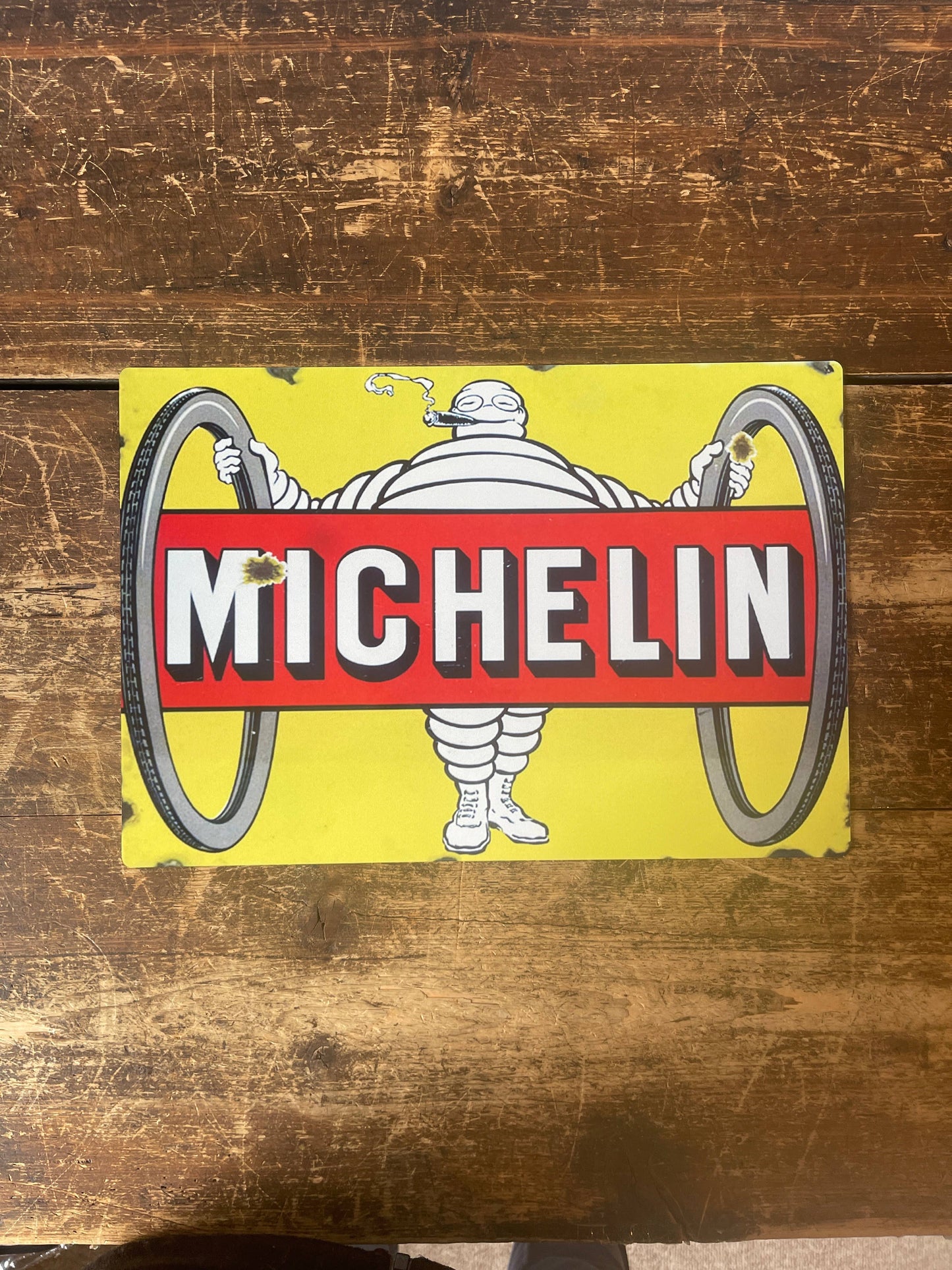 Michelin Tyres | Metal Advertising Wall Sign