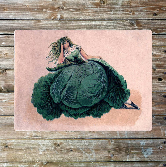Lady Peacock Pretty Animal | Metal Sign Plaque