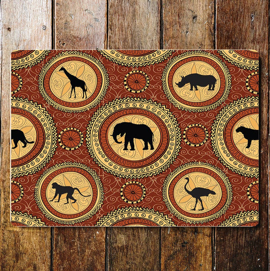 Africa's wildlife wall art | Metal Sign Plaque