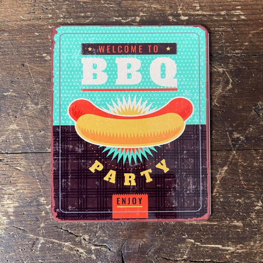 Barbecue BBQ Party | Metal Sign Plaque
