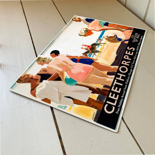 Cleethorpes It's Quicker By Rail | Metal Sign