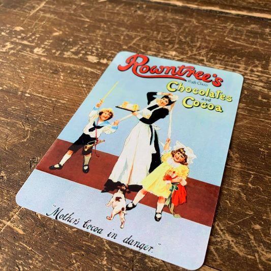 Rowntrees High Class Chocolates Metal Sign