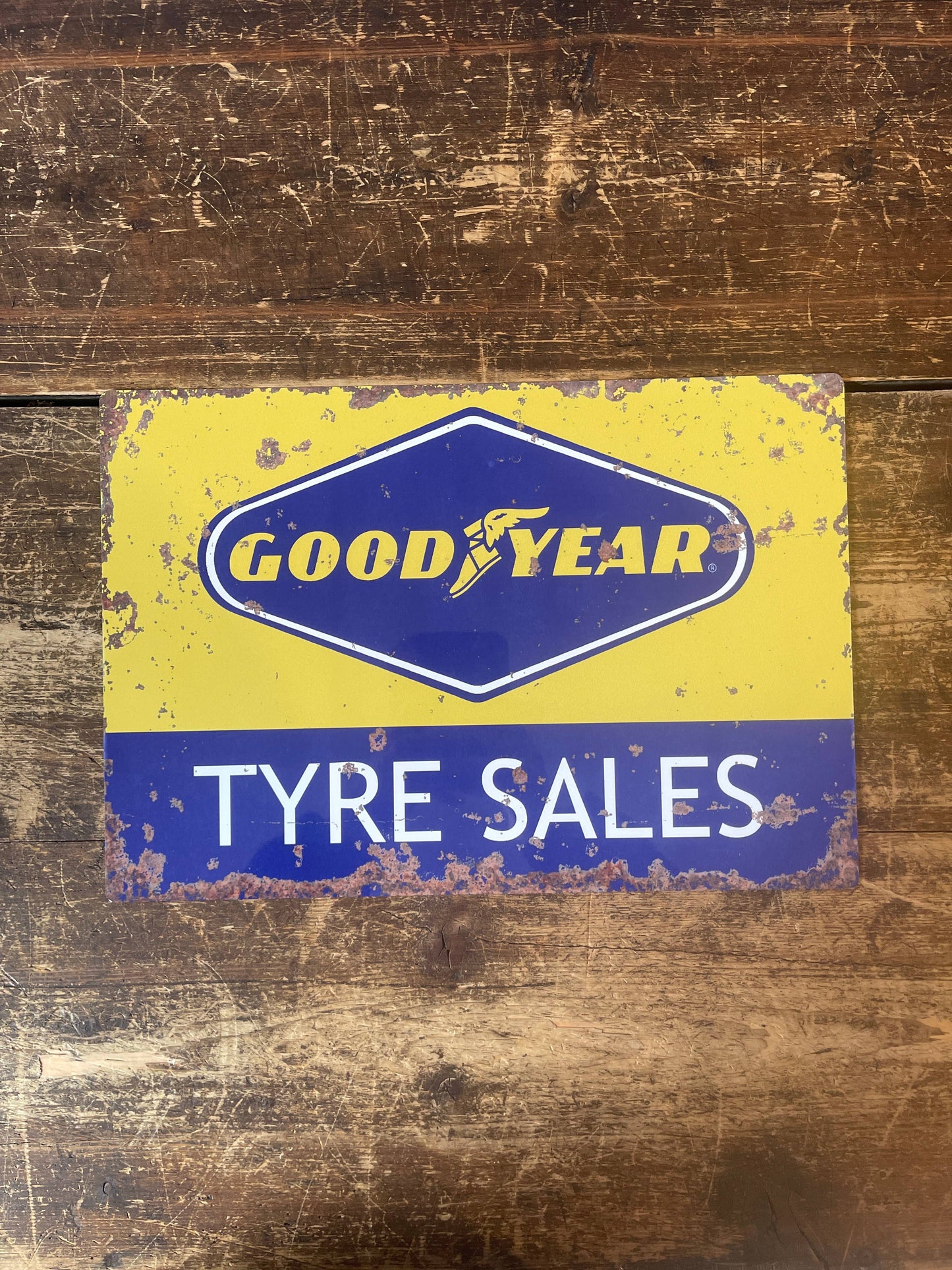 Good Year Tyres Sales Motorbike | Metal Sign