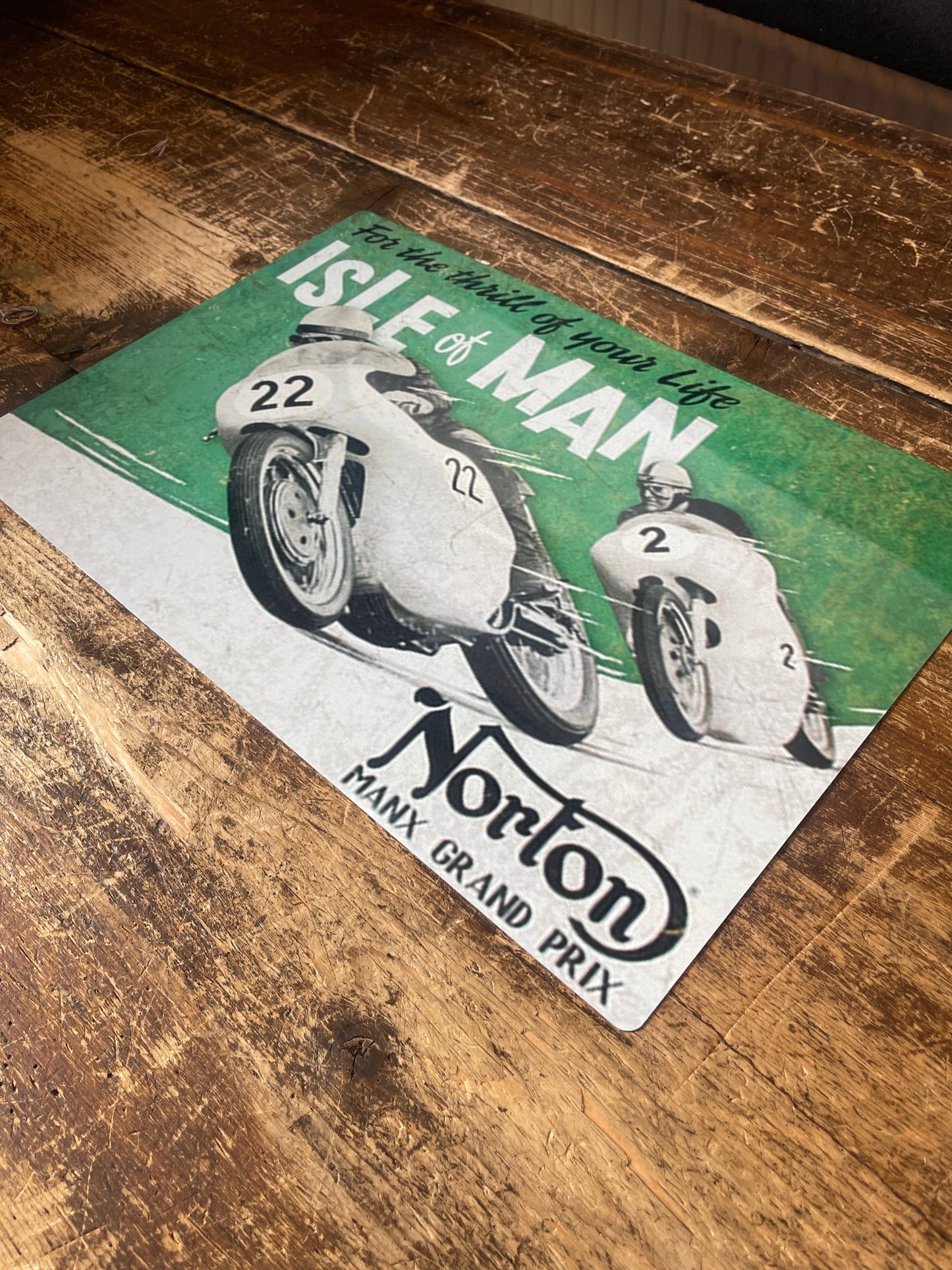 Isle Of Man for the thrill of your life | Metal Sign