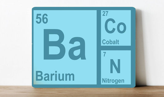 Bacon Periodic Table Funny | Metal Sign Plaque